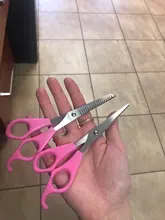 2 unids/set de acero inoxidable de alta calidad Barber tijeras para rebajar corte de pelo tijeras de corte de pelo tijeras conjunto de herramientas