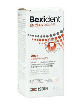 

Bexident spray 40 ml chlorhexidine 0,2% gums the spray that relieves gum problems