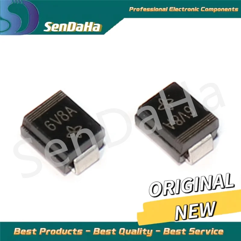 

P6SMB6.8A SMBJ6.8CA DO-214AA 6V8A new original 10pcs/lot free Shipping