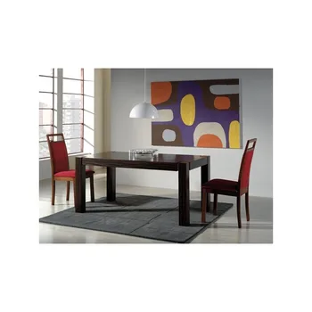 

Contemporary style ebony veneer dining table, kitchen and living room