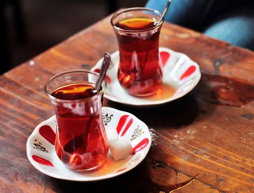 Clássico chá turco vidro conjunto, duradouro, resistente, de alta qualidade, 12 unid