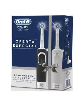 

PACK 2 toothbrushes BRAUN ORAL-B VITALITY DUPLO XMAS 19-timer 2 minutes-head included-rechargeable battery