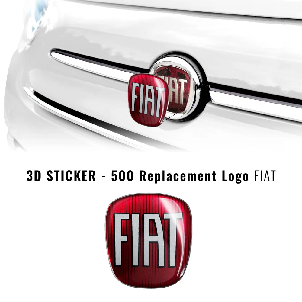 Zweet Goed opgeleid Uitvoeren Adhesive Sticker 3d Resin Logo Fiat, Replacement Outdoor Car Emblem For  Customization 500, Front Or Rear, Durable Long Lasting Bright With Uv  Filters Anti-yellowing, 1 Piece 65x71mm - Car Stickers - AliExpress