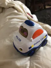 Mini coche 4 unids/set de dibujos animados atrás coche bebé juguetes resistencia a la caída del vehículo luz música juguetes para los niños