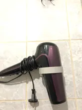 Rack-Organizer Hair-Dryer-Holder Shelf-Storage Bathroom Wall-Mounted ABS for Dia. High-Quality