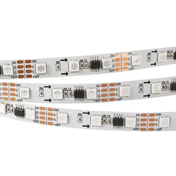 

LED strip spi-5000-ir21b 12v RGB (5060,300 led x3,1804, remote control) 1 set Arlight 020980