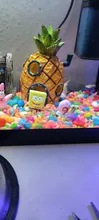 Decoration Ornament Krab-Figure Pineapple-House Aquarium Fish-Tank Krusty Cute Cartoon