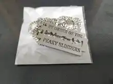 Hoja de afeitar collar joyas de película Peaky Blinders hoja colgantes y collares collar de acero inoxidable para Mujeres Hombres regalo