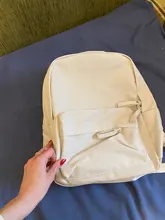 Mochila de lona de moda para mujer, bolso de hombro antirrobo, mochila escolar para chica adolescente