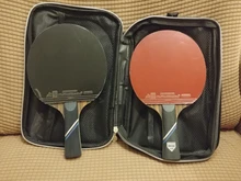 KOKUTAKU-raqueta de ping pong ITTF profesional, 4/5/6 estrellas, raqueta de tenis de mesa de carbono, conjunto de remo de murciélago, granos en Goma con bolsa