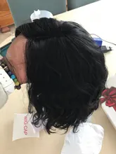 Wigs Short Lace-Part Human-Hair Pre-Plucked HANNE Bleached Natural Women Brazilian 