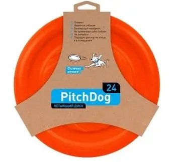 

PitchDog летающий диск d 24 см (24 см., Оранжевый)