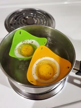 Egg Poachers Cookware Kitchen-Tools Steam-Eggs-Plate Egg-Pancake Healthy Silicone Tray