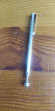 Mini portátil magnética imán pluma herramienta de capacidad para recoger tuerca perno extensible vara de recogida Stick