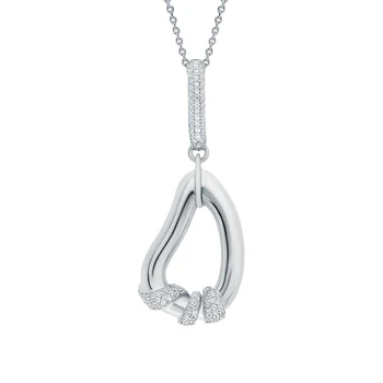 

Silver Pendant with cubic zirconia sunlight sample 925