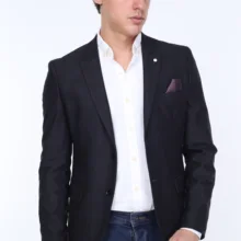 Мужской Блейзер, куртка ZENZEN 01233-черный, турецкое качество, стиль SLIM FIT, Сделано в Турции, настоящий европейский размер