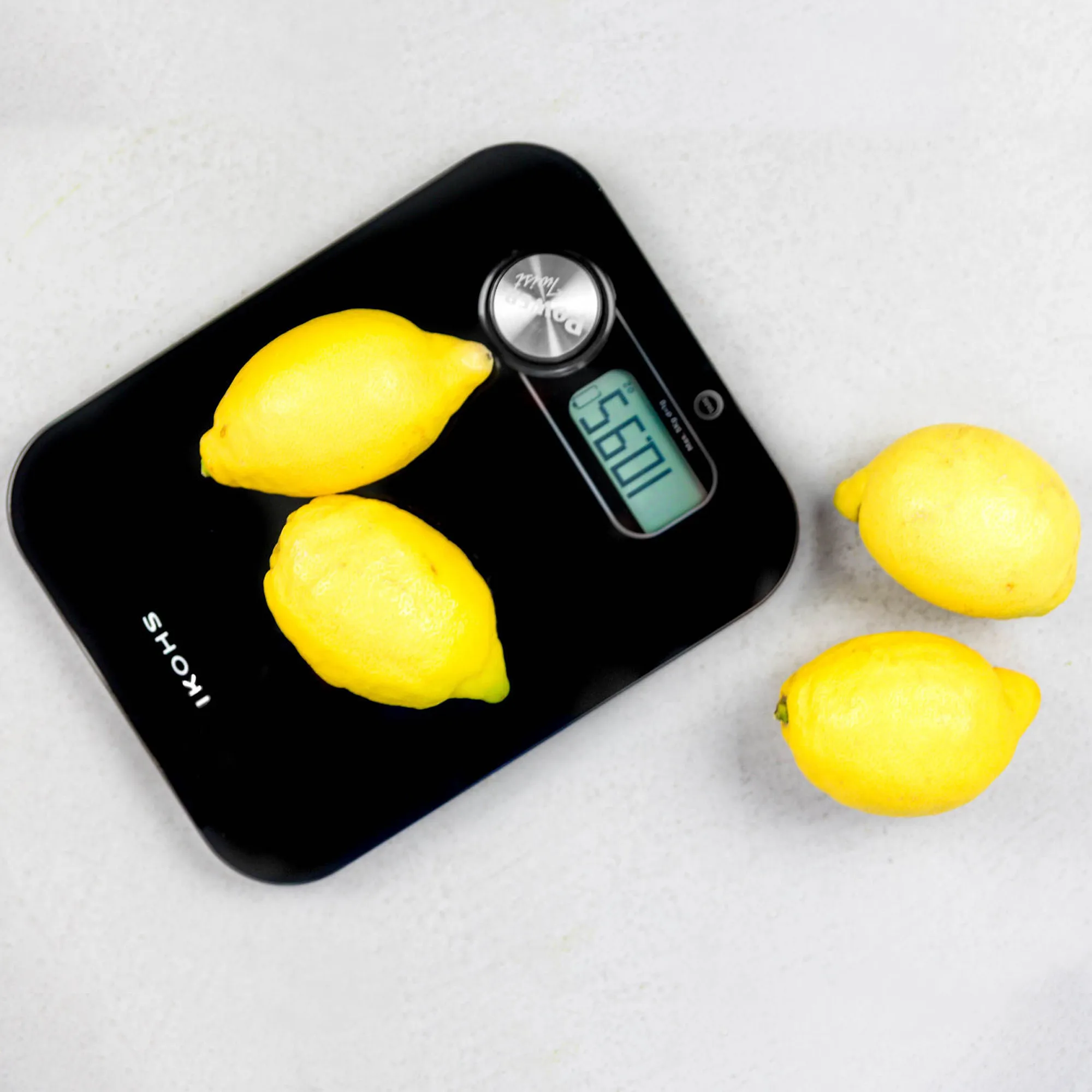  IKOHS PONDUS BLACK Kitchen Scale without Battery Weight Min 5g Max 5kg LED Display Multifunctional  - 32985014234