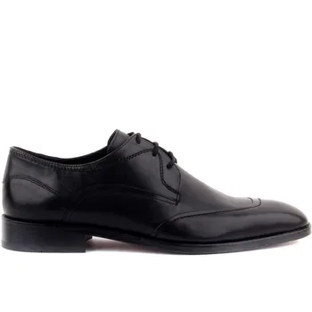 

Sail-Lakers Black Leather Sole Leather Mens Classic Shoes
