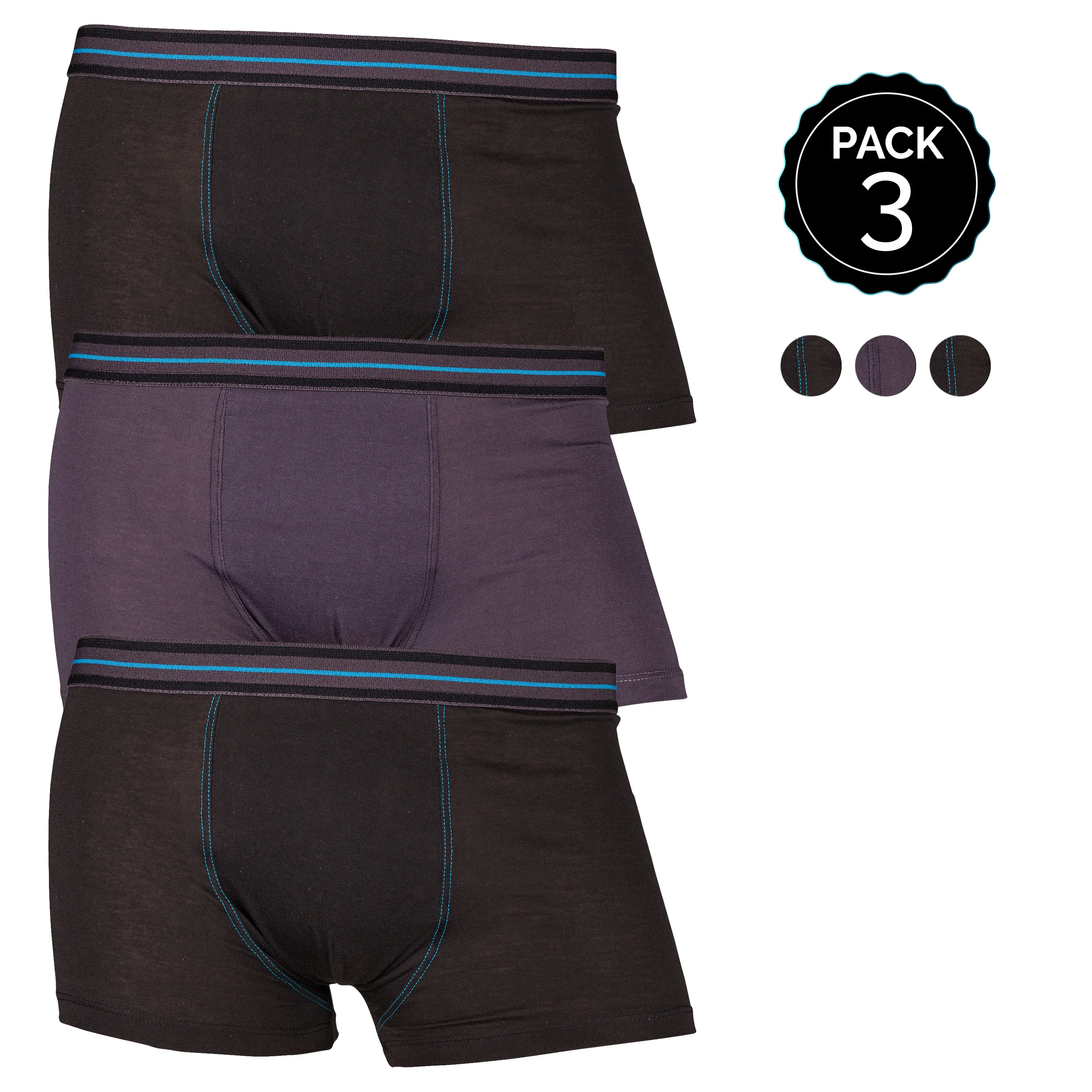 MARGINAL calzoncillos tipo boxer pack de 3 unidades varios a elegir