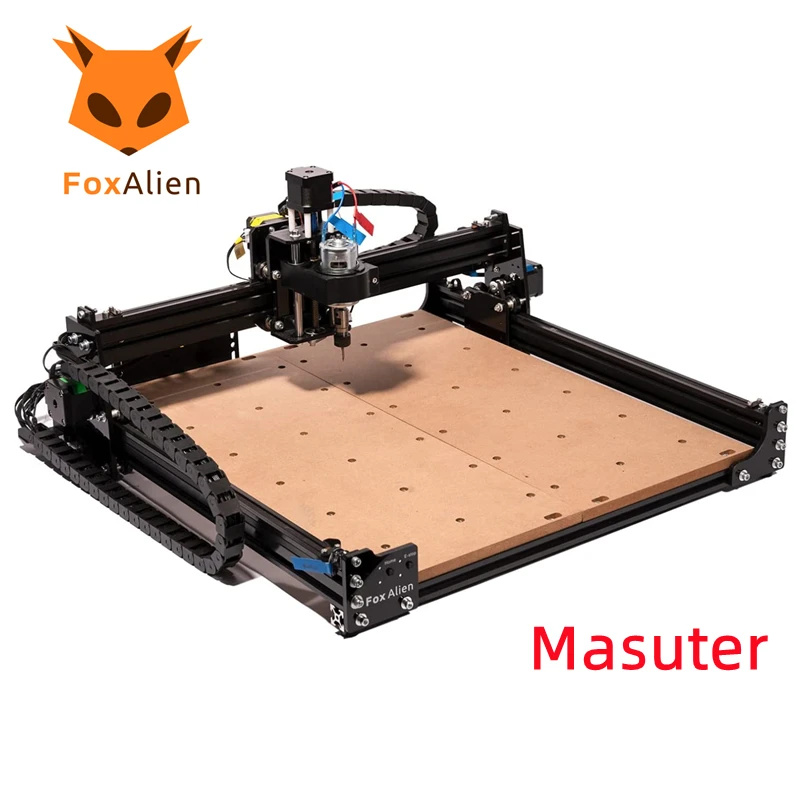 CNC Engraver Wood Router Machine 60w Spindle Support Laser CNC Optical Woodworking Cutting Machine for Aluminum FoxAlien Masuter woodworking boring machine