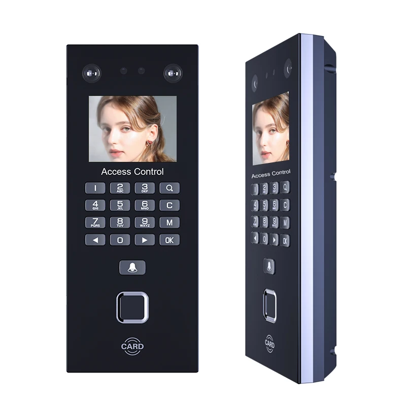 door access keypad 3000 Face 3000 Figners 2.8Inch LCD TCP/IP USB Biometric Fingerprint Face Access Control Device System Support 125khz RFID Card smart locks Access Control Systems