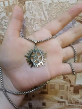 Chain Necklaces Skyrim Statement-Box Jewelry Women Supernatural Dean Stainless-Steel