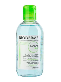 

Bioderma sebium h2o 250 cc cleansing solution for oily or acne skin
