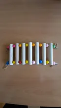 Birds Swing Wooden Bridge Ladder Climb Cockatiel Parakeet Budgie Parrot Pet Toy New
