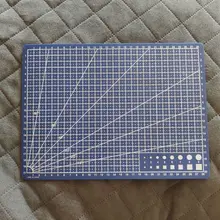 Tapete de corte de PVC A3 A4 5, banco de trabajo, almohadilla cortada de retales, costura Manual, cuchillo de grabado, tabla para cortar cuero, cubierta de un solo lado