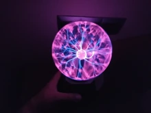 Kids Gift Table-Lights Plasma-Ball-Light Party-Decor Glass Christmas Novelty Magic 3/4/5/6inch-night-light