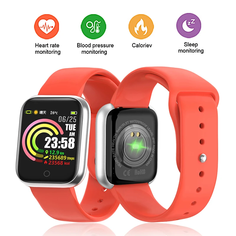 

Fitness Bracelet Wristband Smart Band Pedometer 5 in 1 Fitness Tracker with Heart Rate Monitor and Blood pressure Mesurement