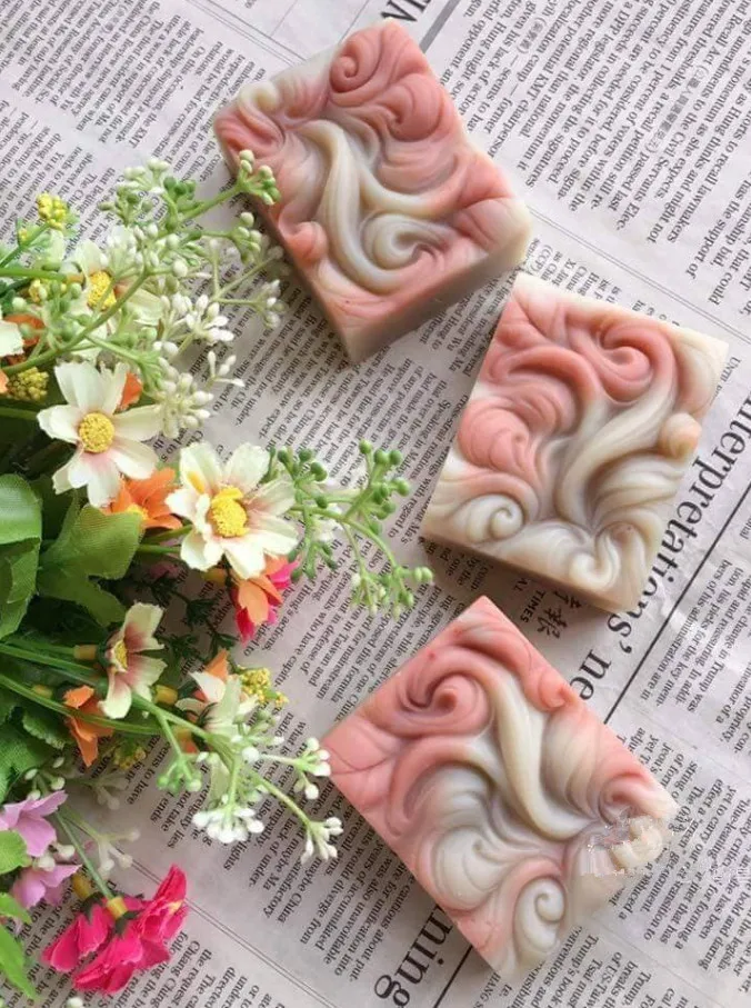 wave soap making mold