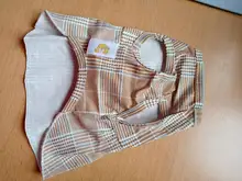 Ropa de verano para perros, traje khaki fresco a cuadros con lazo, camisas con botones a presión, vestidos de decoración
