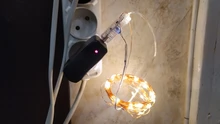 String-Light Timing-Battery Christmas-Decoration Remote-Control Festive Party Copper