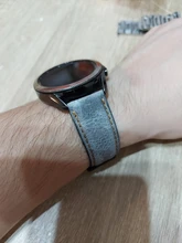 22mm correa de reloj para el Huawei watch gt 2/2e correa samsung Galaxy reloj de 3/45/46mm de cuero correa Amazfit ritmo GTR/equipo S3 frontera