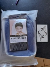 Peluca de pelo corto sintético rosa para Cosplay, para mujeres, Lolita, Amarillo, Azul, Morado, rojo, longitud media, MUMUPI