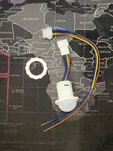 Sensor de movimiento por infrarrojos PIR, interruptor de luz automática LED, 110V, 220V, Sensor PIR, interruptor inteligente