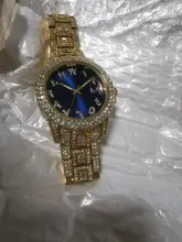 MISSFOX los hombres reloj de pulsera de diamantes más vendidos azul reloj impermeable de la marca de lujo de oro 18k Calendario de acero reloj Masculino
