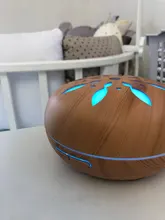 Essential-Oil-Diffuser Air-Humidifier Led-Lights Wood-Grain-Aroma-Diffuser Ultrasonic