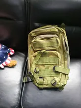 Mochila táctica 3P impermeable para hombre, bolsa militar para exteriores, 600D Oxford, Molle, deportes de senderismo y acampada, 25L