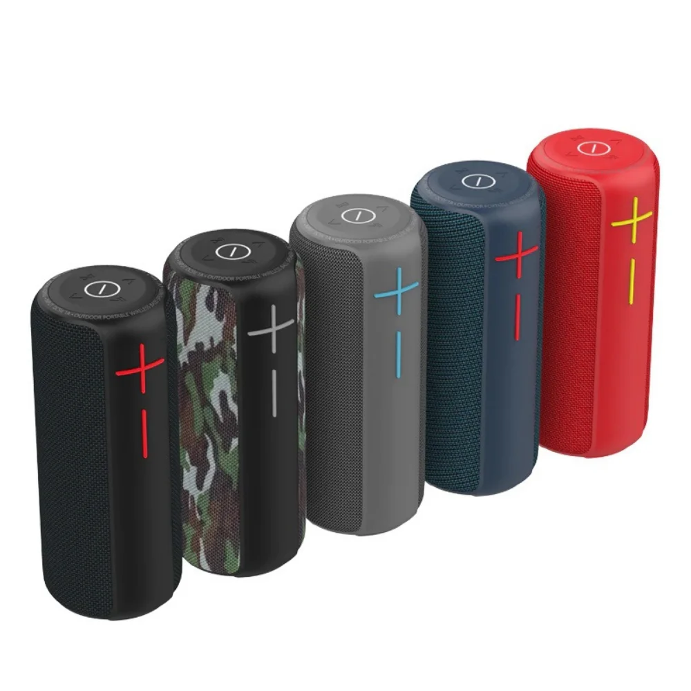 Bluetooth динамик Hopestar P24, мощный портативный бумбокс c микрофоном  функцией сопряжения в стереопару радио power bank IPX6