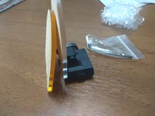 Protector de lentes a prueba de balas para mira telescópica, Protector de lente de punto rojo y verde, plegable, para Rifle, Airsoft, montaje de riel