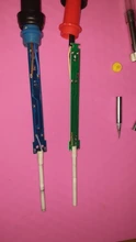 Iron-Tips Repair-Tools Soldering-Iron-Stand-Cleaner Welding-Gun Temperature Adjustable