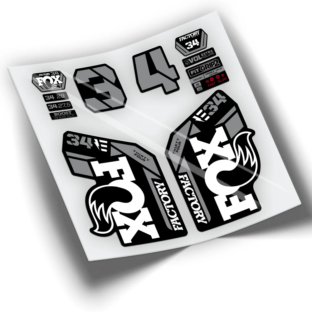Adesivi Bicicletta Fox 34 Factory 2021 Ebike Bicolore Wp420 Adesivi Mountain Bike Adesivi Ciclismo Accessori Bici