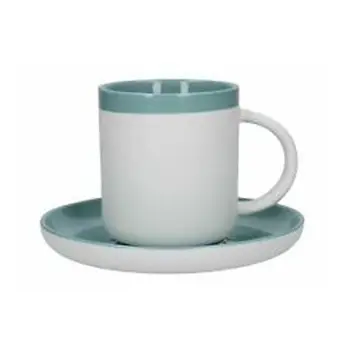 

Barcelona retro blue coffee pair 280 ml