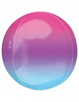 

Balloon Spherical Ombre 40cm Purple-Blue
