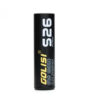 

BATTERY S26 IMR 18650 2600MAH 25A-GOLISI