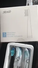 SEAGO-cepillo de dientes eléctrico recargable, compra uno y obtén uno gratis, 4 modos de viaje, con 3 cabezales, regalo