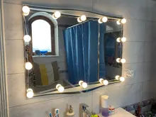 Table-Lamp-Bulb Makeup-Mirror-Light Vanity-Dressing Touch-Dimming Led Hollywood 3-Modes