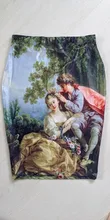 Qickitout-faldas con estampado 3D para mujer, faldas sexys de bosque con árboles para niños, paquete de cintura alta, 2016